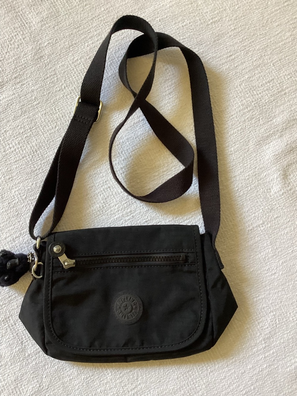 Kipling BLACK NOIR Women's Sabian Printed Crossbody Mini Bag, US X-Small